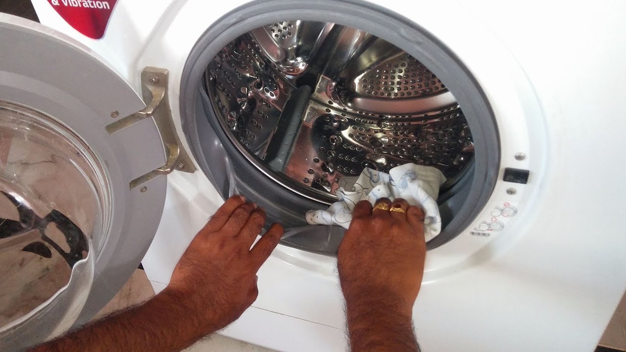 cómo limpiar la junta de goma de la puerta de la lavadora