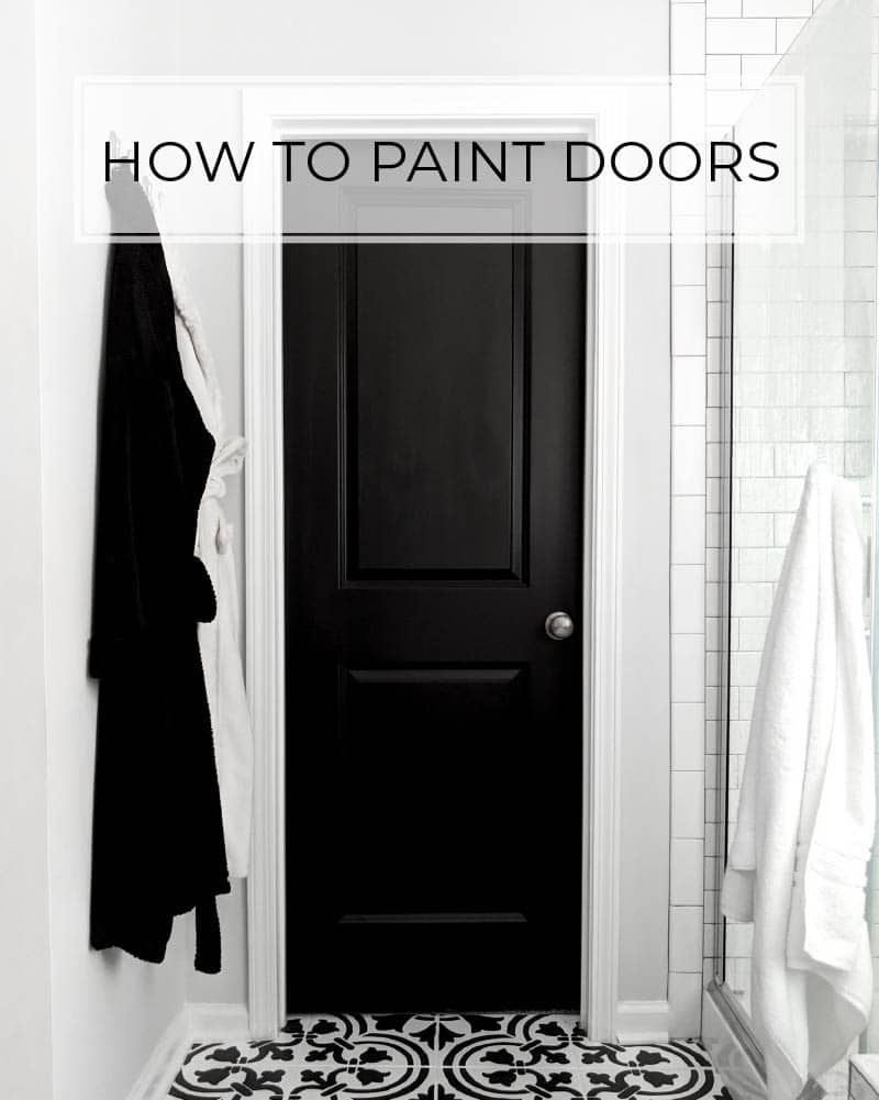 Cómo pintar las puertas interiores de la casa